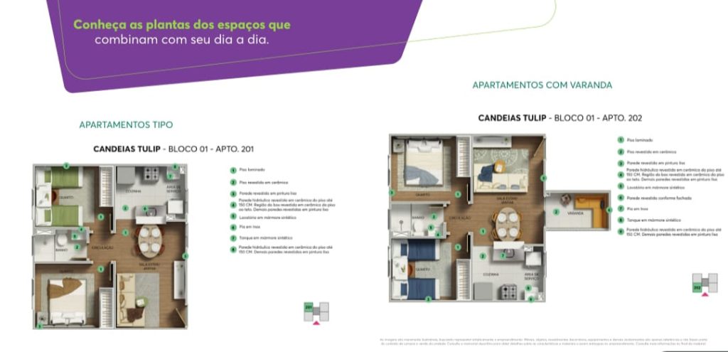 O condomínio residencial Candeias Tulip