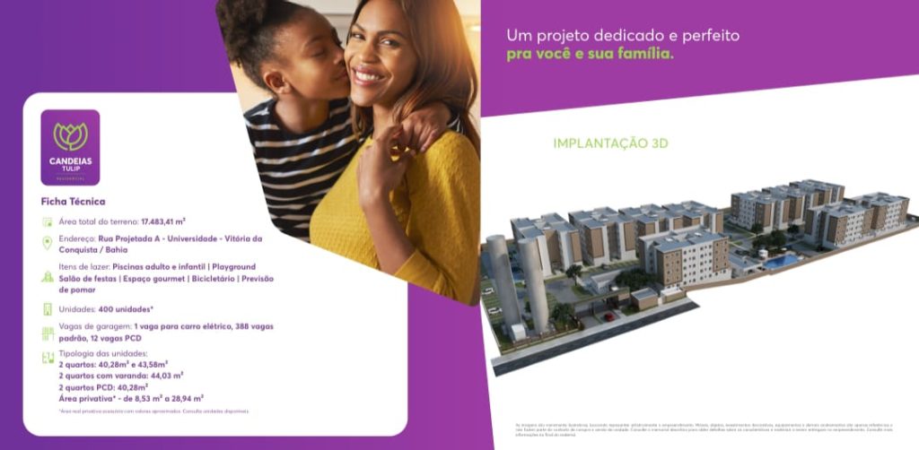 O condomínio residencial Candeias Tulip
