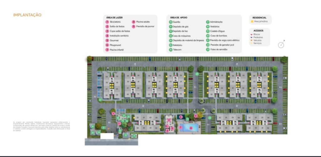 O condomínio residencial Candeias Tulip