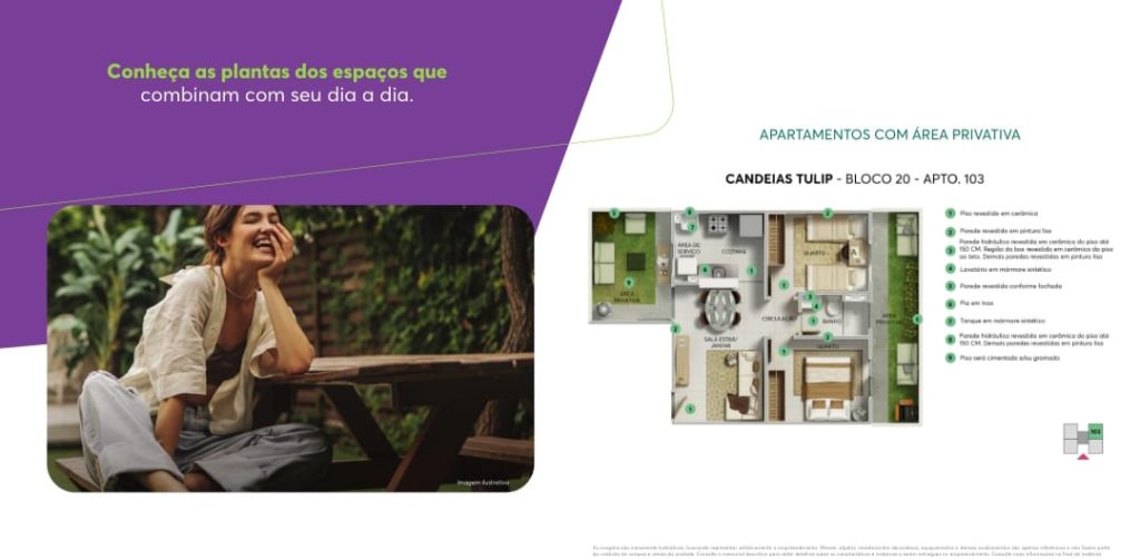 O condomínio residencial Candeias Tulip