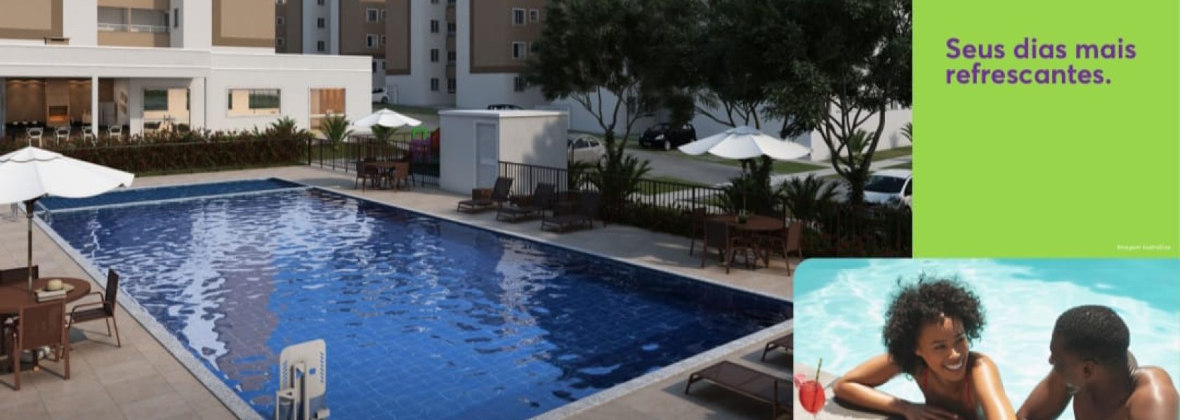 O condomínio residencial Candeias Tulip